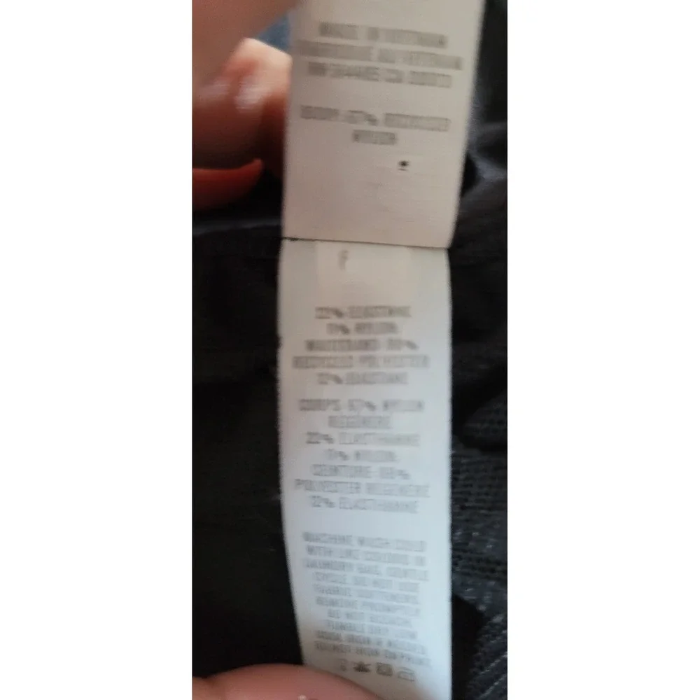 Aerie OFFLINE Women's Pants XS Casual Black Beach Pool Resort Wide Leg Open Side - Picture 4 of 4